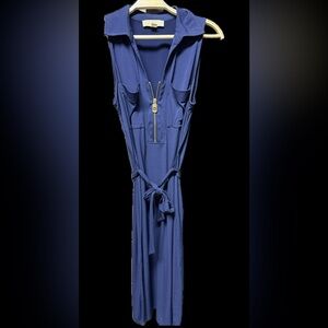 MICHAEL Michael Kors Blue Maxi Dress with Zipper